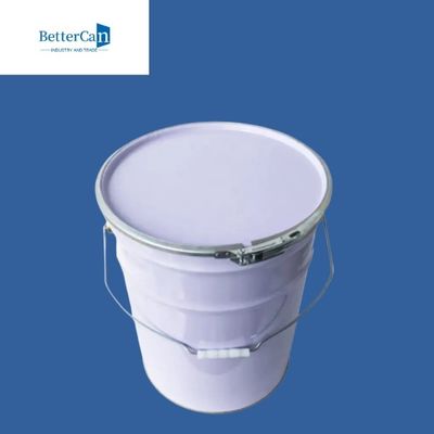 kupować 16-litrowe metalowe wiadro na farbę BPA Free 5-galonowe wiadro z pokrywką online manufacture