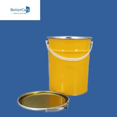 kupować 0,28 mm-0,35 mm Metalowe wiadro na farbę Okrągłe 5-litrowe metalowe wiadro Zatwierdzone przez ONZ online manufacture