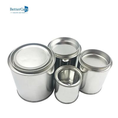 kupować Pusta metalowa puszka z farbą o pojemności 1/2 pinty z pokrywką, pojemniki do przechowywania farby na resztki farby online manufacture