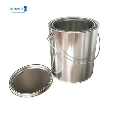 kupować Puste metalowe puszki z farbą o pojemności 1 galona Słoiki z farbą z pokrywką / metalowym uchwytem do przenoszenia online manufacture