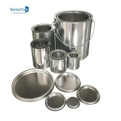 kupować Małe puszki z farbą bez podszewki Okrągłe metalowe puste puszki z farbą z pokrywkami online manufacture
