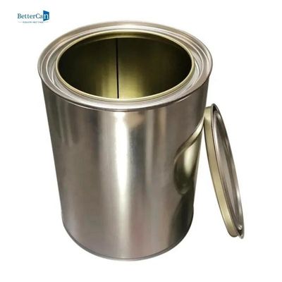 kupować Okrągłe puszki z farbą przemysłową o pojemności 3,7 l Niestandardowa metalowa puszka z pokrywkami dźwigni online manufacture
