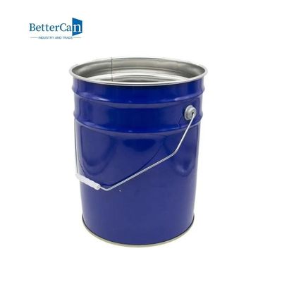 kupować Niestandardowe 5-galonowe wiadra Okrągłe 10-litrowe metalowe wiadro z możliwością układania w stosy online manufacture