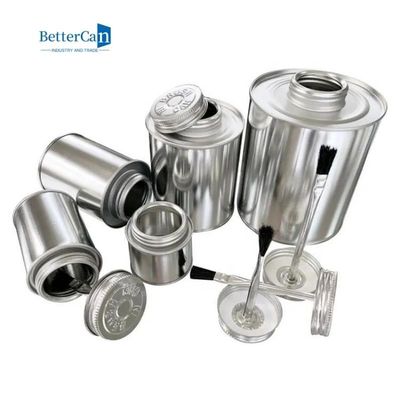 kupować Cylindryczne puszki z farbą przemysłową Logo Wytłoczone opakowanie z klejem Pusta puszka z farbą o pojemności 250 ml online manufacture