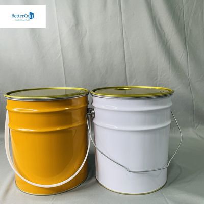 kupować 10 litrów przemysłowy pusty pojemnik z pierścieniem zamkowym 0,35 mm grubość 5 litrów pusty wiadro online manufacture