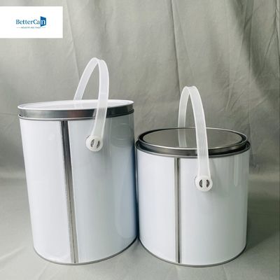 kupować 1 galon okrągła farba Metalowy pojemnik z cyny 3,75 litra Dostosowywalne rozmiary online manufacture
