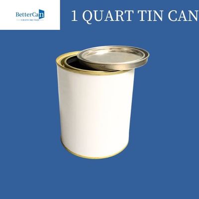 Auto Round Metal Can Custom 1L Metal Tin Bucket Bęben do przechowywania opakowań