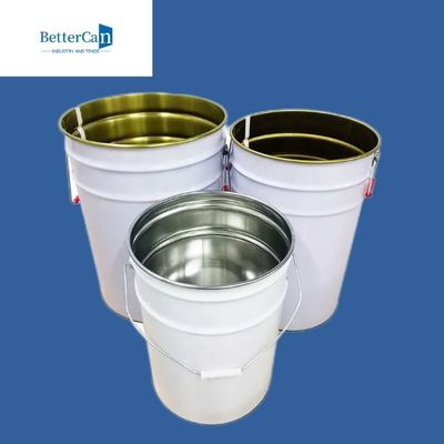 Wiadro aluminiowe ISO9001 5 galonów, malowane metalowe wiadro