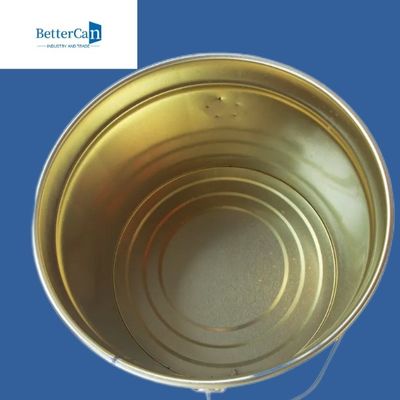 Wiadro aluminiowe ISO9001 5 galonów, malowane metalowe wiadro