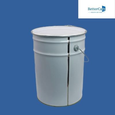 20l okrągłe metalowe wiadro na farbę 5-galonowy metalowy bęben, z zakrętką