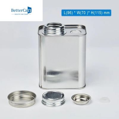 Pusty kwadratowy pojemnik na ziarna kawy 18 uncji dł. 95 mm * szer. 75 mm * wys. 115 mm