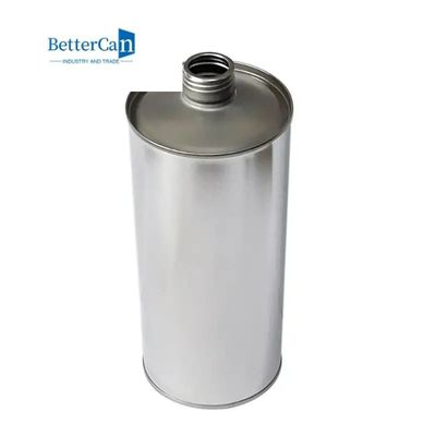 1L Płaskie uszczelnienie Kwadratowe metalowe pojemniki blaszane L105 * W60 * H180 Z zakrętką