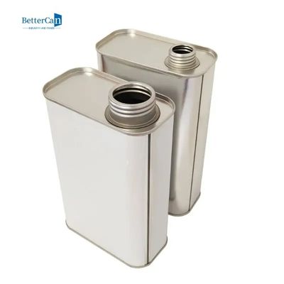 Okrągły olej silnikowy puszka 200 ml 500 ml metalowy pojemnik blaszany z metalową pokrywą