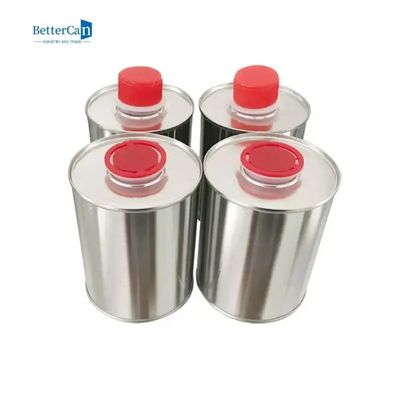 1 galon oleju silnikowego puszka 1 litr metalowe puszki do pakowania z plastikową zakrętką z korkiem