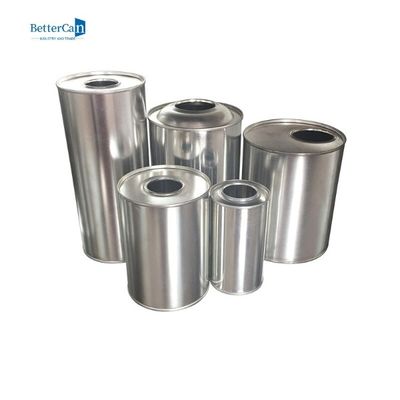 Okrągły olej silnikowy puszka 200 ml 500 ml metalowy pojemnik blaszany z metalową pokrywą