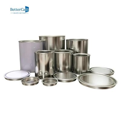 Małe puszki z farbą bez podszewki Okrągłe metalowe puste puszki z farbą z pokrywkami