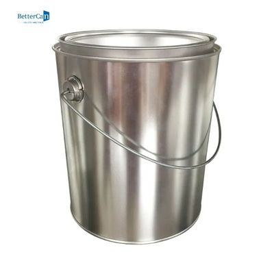 Okrągłe puszki z farbą Pojemnik 4L Puste metalowe galonowe puszki z farbą