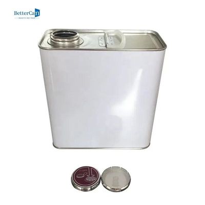 Nasadka ciśnieniowa Kwadratowa blaszana puszka 2L Kwadratowa pusta puszka po farbie do rozcieńczalnika chemicznego