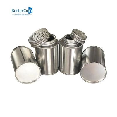 118 ml Przemysłowe puszki z farbą Cylindryczne puszki do pakowania cementu z klejem PVC / CPVC