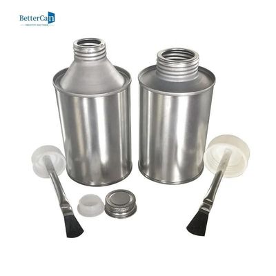 Cylindryczne puszki z farbą przemysłową Logo Wytłoczone opakowanie z klejem Pusta puszka z farbą o pojemności 250 ml