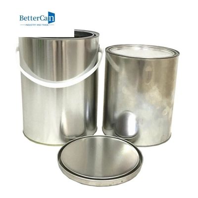 Hermetyczne uszczelnienie Metalowa puszka z recyklingu Okrągłe puste jednogalonowe puszki z farbą