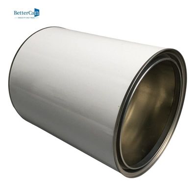 Hermetyczne uszczelnienie Metalowa puszka z recyklingu Okrągłe puste jednogalonowe puszki z farbą
