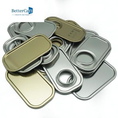 Prostokątna zakrętka do puszki 0,23 mm / 0,28 mm / 0,30 mm Elementy cyny