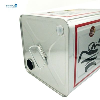 10L oliwa z oliwek puszka spożywcza puszka oleju palmowego z plastikowym uchwytem pierścieniowym