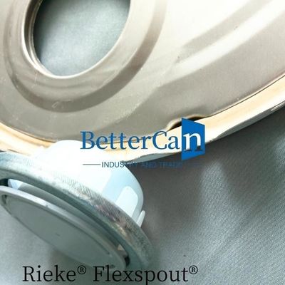 300mm Accesory Tin Bucket 0,38mm Metal Lid With Rieke Flexspout Cap Dla 20l Metalowego Wiadra