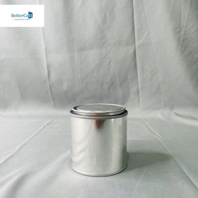0.28 mm grubość Białe okrągłe butle z farbą puszki z drewnianą ściśle zakrytą 1 litr kwadratowy puszka z puszką