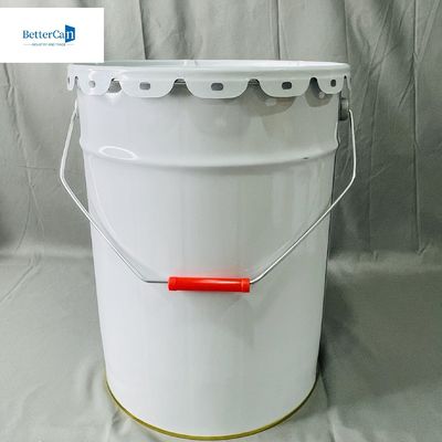 10 litrowy metalowy wiaderek z pokrywką 2,2 galonowy płynny opakowanie pusty powlekany puszek